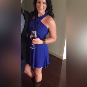 Express cocktail hour style dress